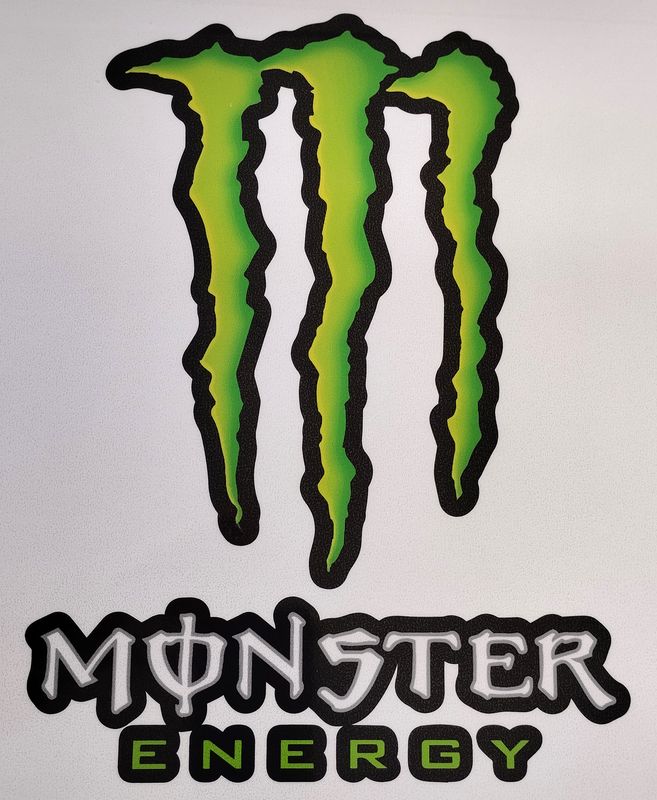 2 AUTOCOLLANTS (Sticker) Monster Energy déco moto ou auto - Équipement auto