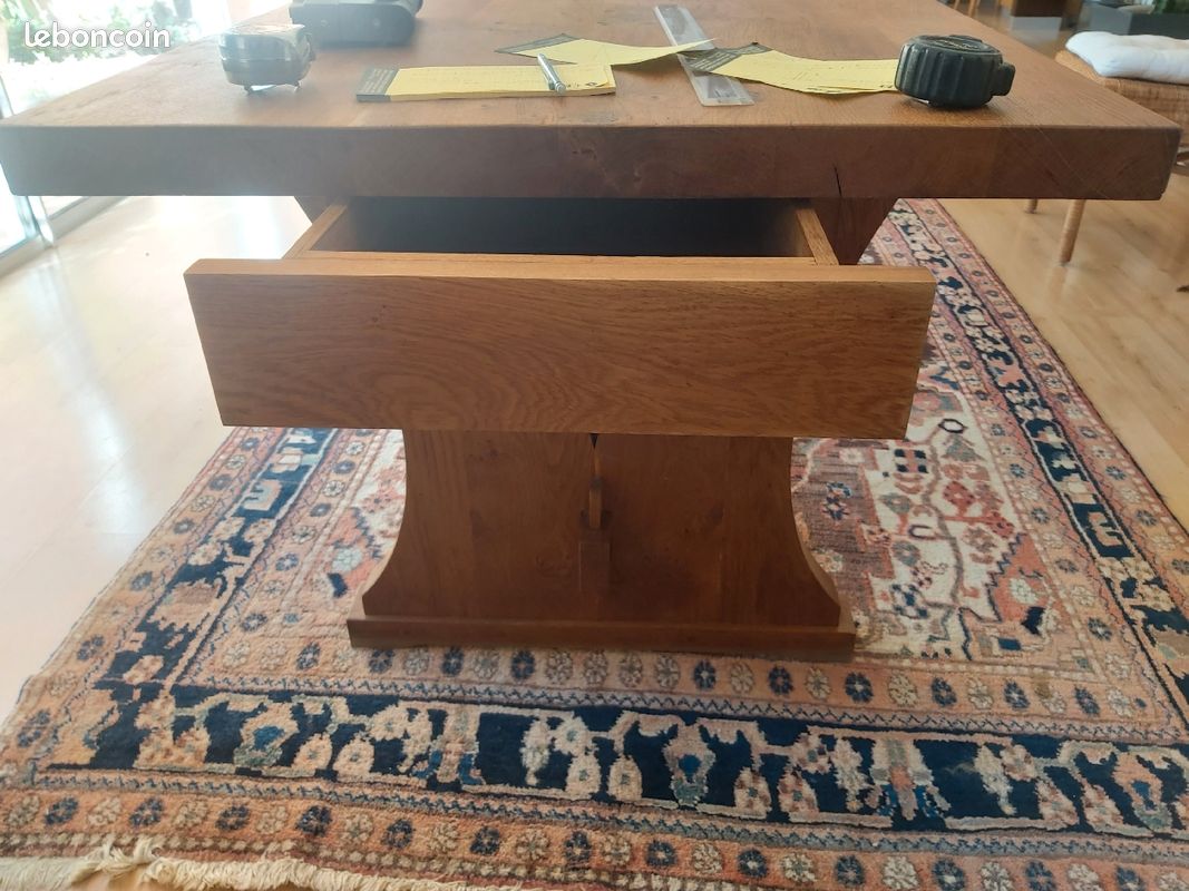 Pieds et tiroirs de table en chêne (image 7)