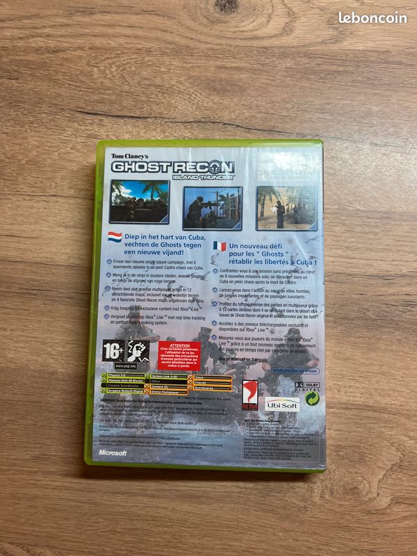 TOM CLANCY S GHOST RECON ISLAND THUNDER XBOX PAL-EURO OCCASION