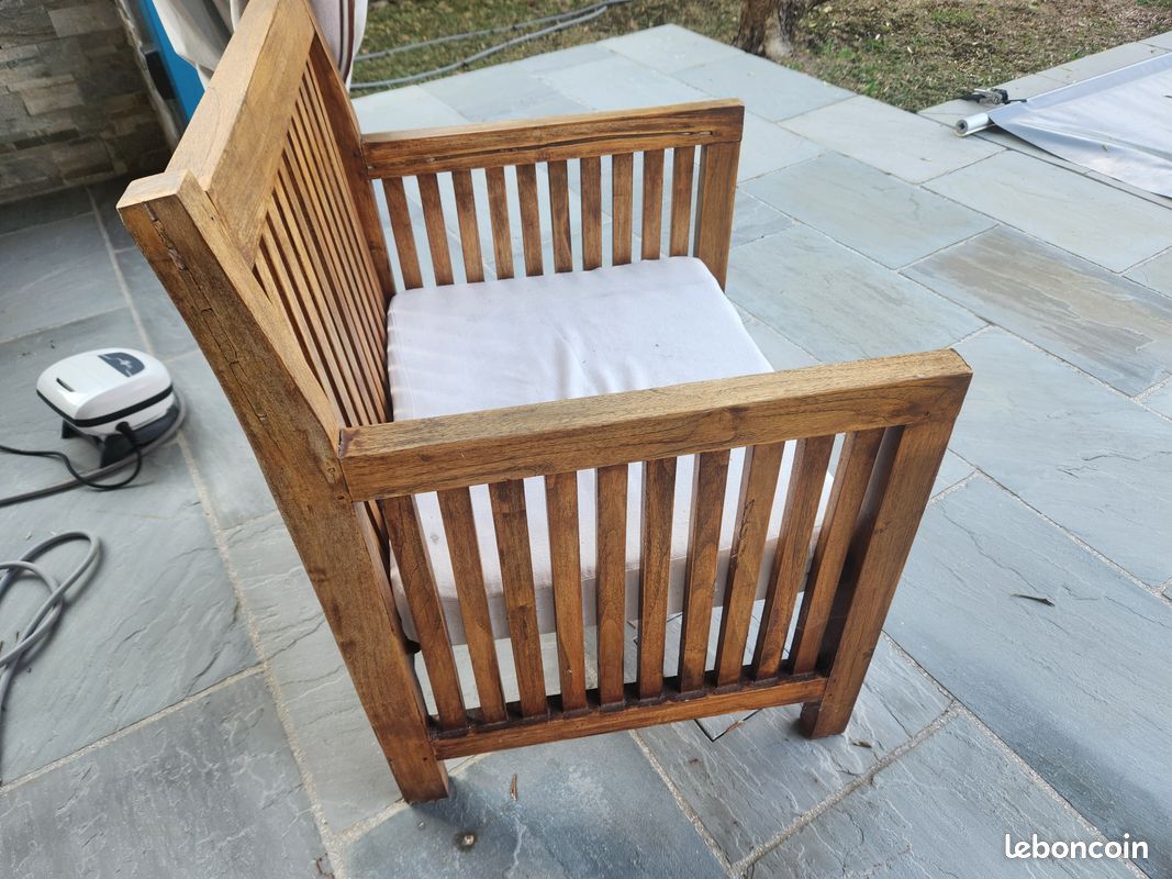 Fauteuil teck (image 2)