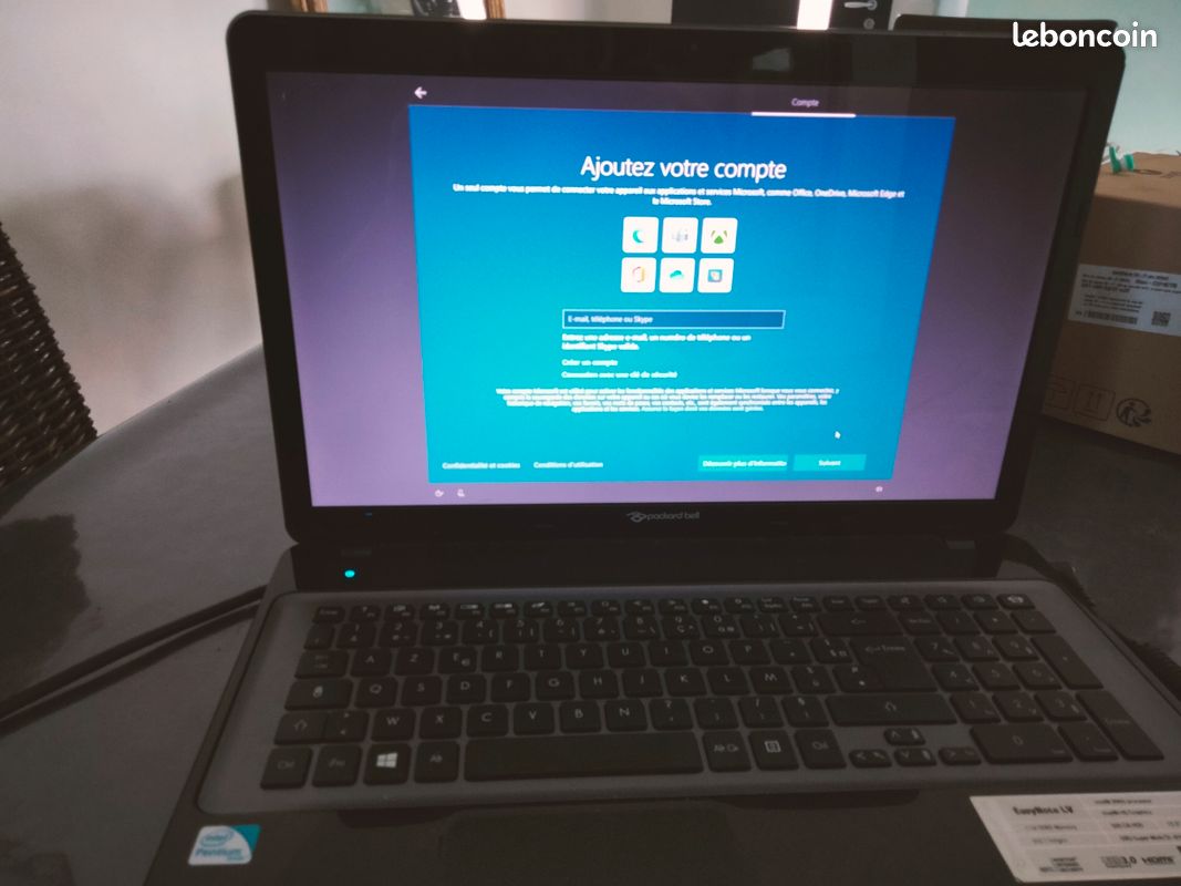 Ordinateur portable Packard bell easynote lv (image 4)