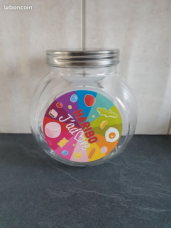 Bonbonnière Haribo en verre 2L (image 1)