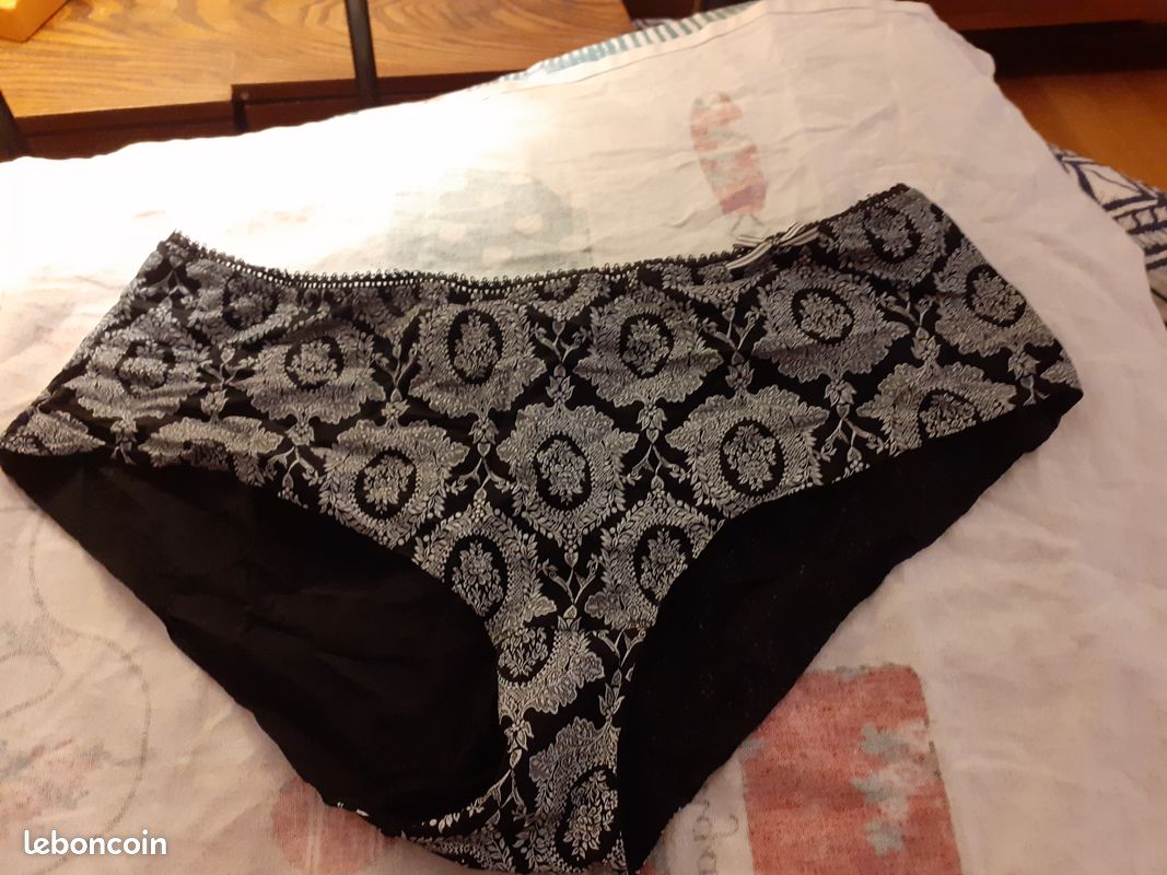 Passionata ensemble neuf fond noir motifs blancs (image 7)