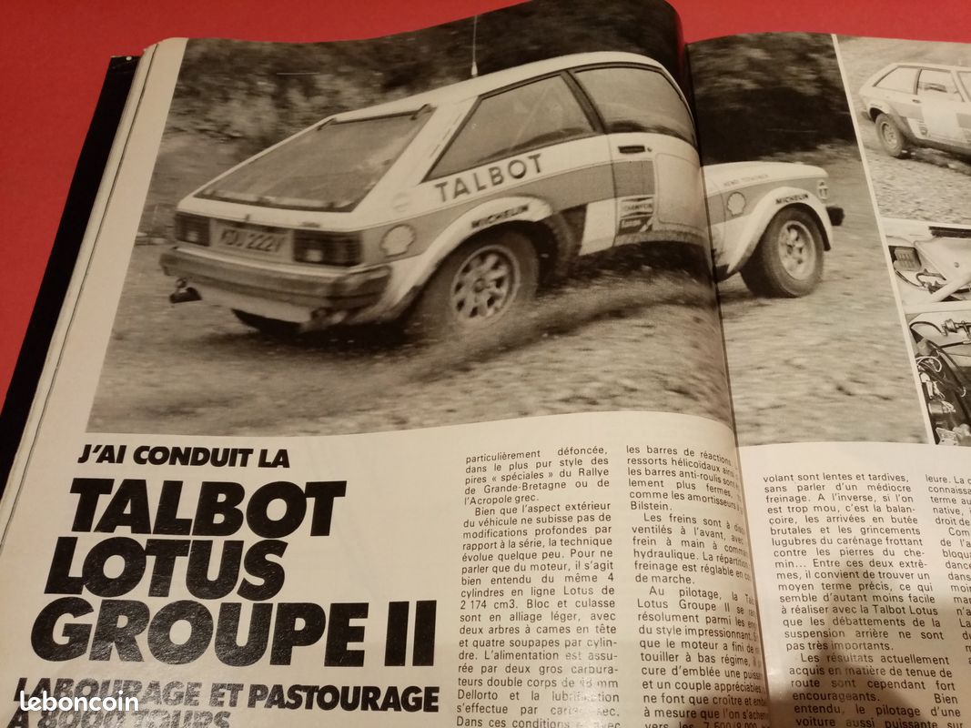 Auto Journal 1980 - Murena, TR7, 604 Heuliez, Lotus (image 6)