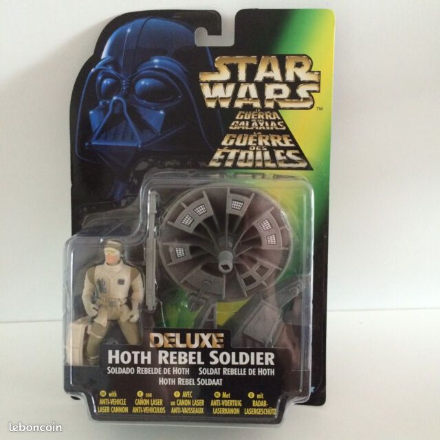 Figurine Star Wars Deluxe Hoth Rebel Soldier (image 1)