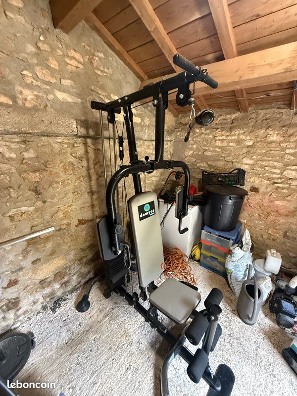 Station de musculation multifonction Domyos – Banc complet (image 2)