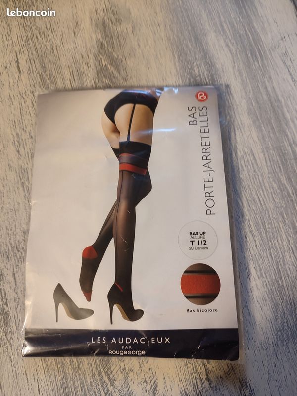 Rouge Gorge Bas Pour Porte Jarretelle Bas Dentelle Pour Porte