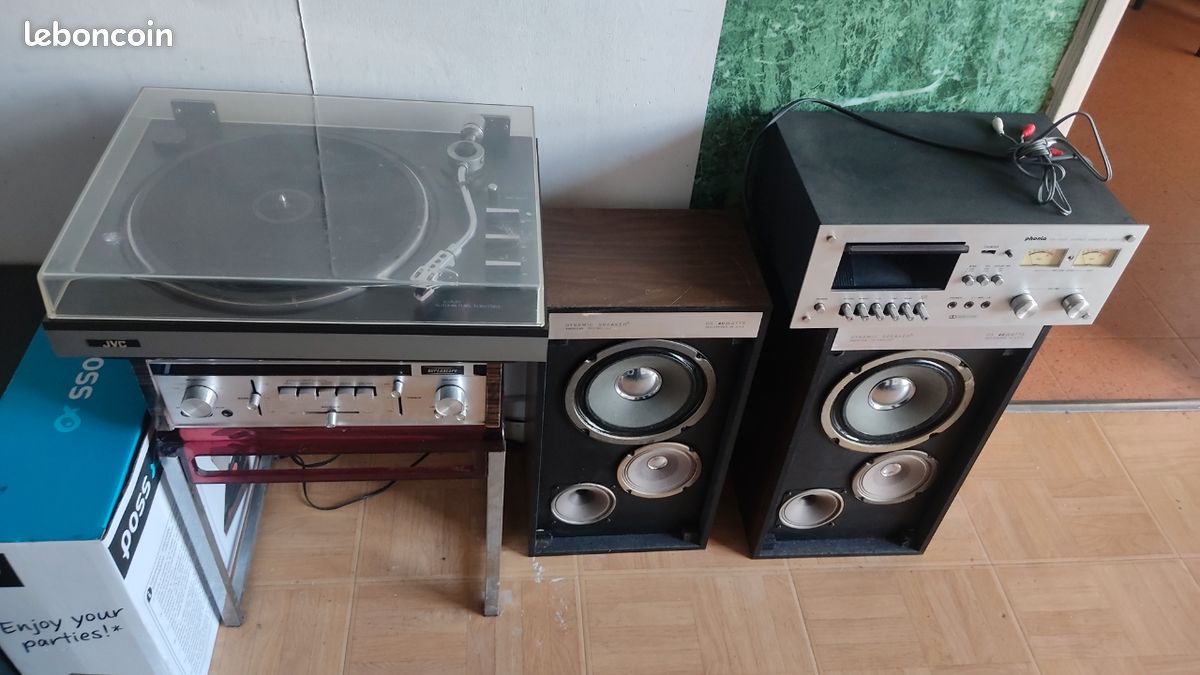 CHAINE HIFI JVC model NO CA MXS6BK audio cd 2 enceinte orientable EUR 31,50 - FR