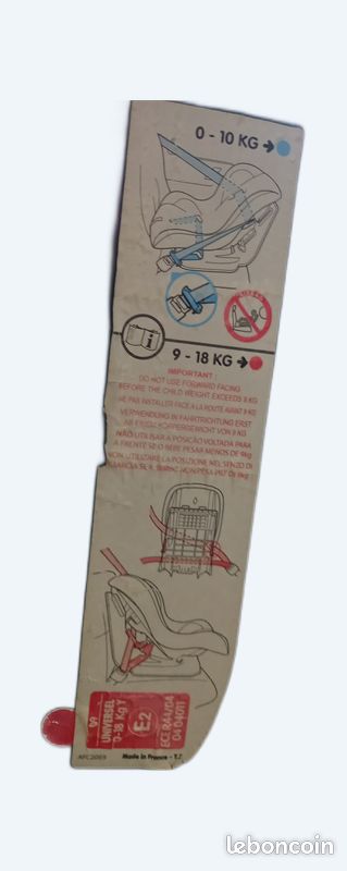 Siège auto 0/18kg (image 3)
