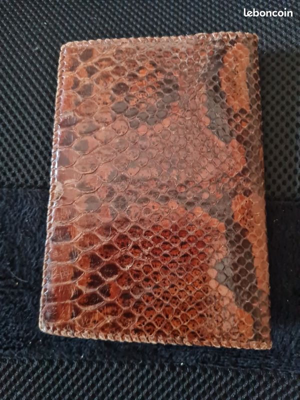 Porte feuille homme peau de serpent (image 2)