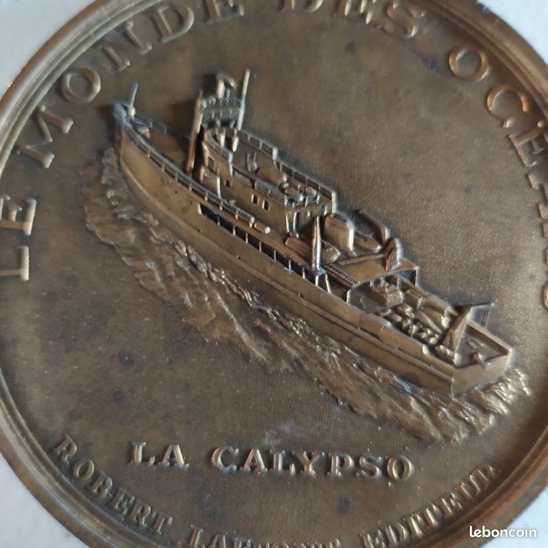Médaille Commandant J.Yves COUSTEAU La Calypso - Collection