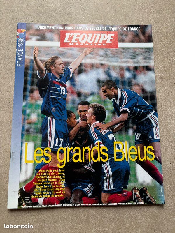 L'Équipe Magazine Spécial Coupe Du Monde 1998 – 136 Pages, Souvenir Collectors