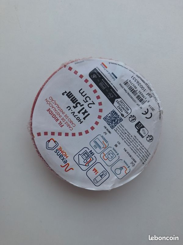 Fil electrique 1,5mm2 25m (image 1)
