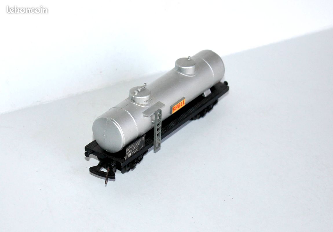 Wagon Citerne SIMOTRA Jouef HO 1/87 – SNCF Gris Noir – Vintage 651700