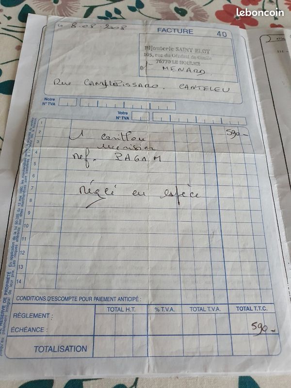 Horlorge pantoise merisier balancier (image 6)