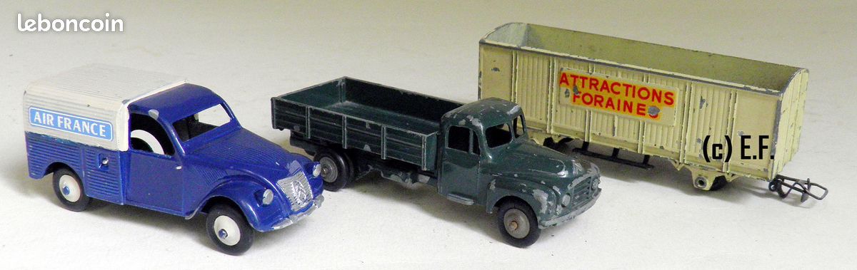 RARE – CIJ 1:43 – Tracteur Remorque Mille-Pattes N°3/75 – Renault (années 50)