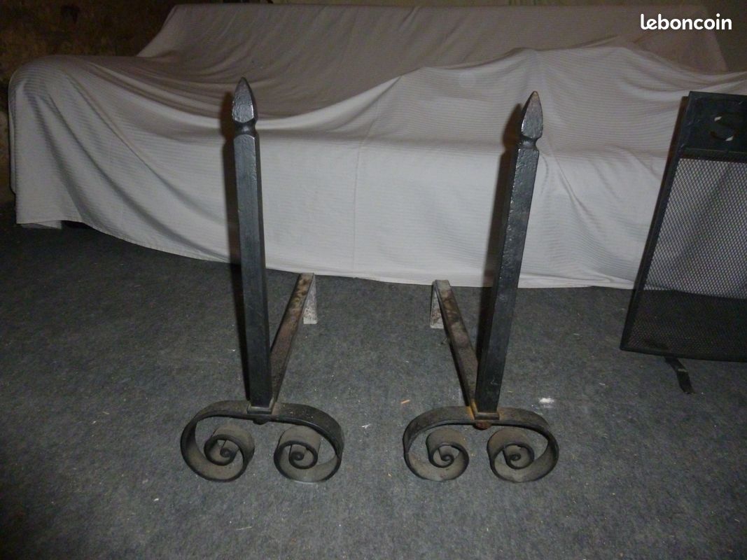 Paire de chenets (image 1)