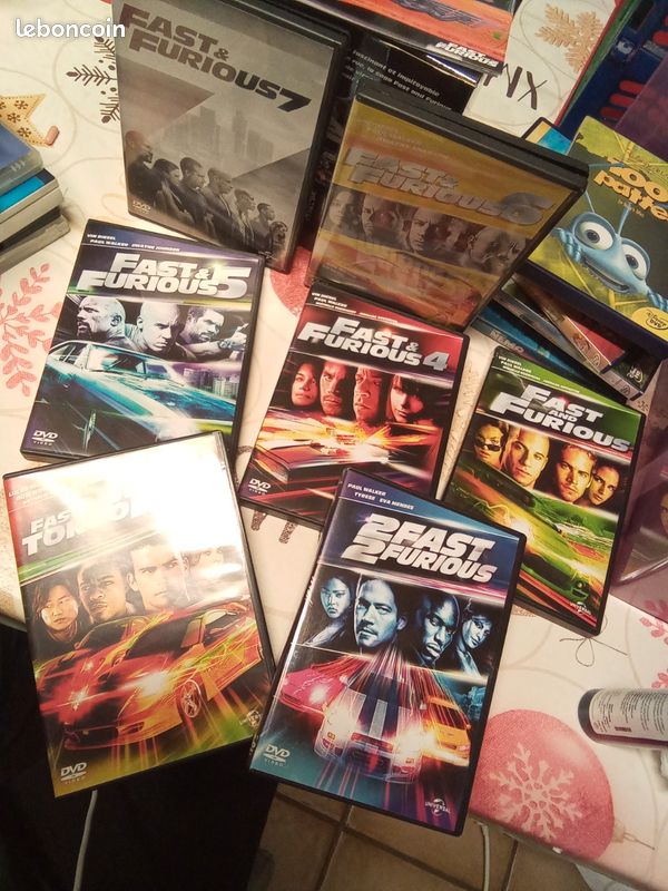 DVD l'Integrale X7 film de "Fast & Furious" en très voir excellent état (Rose) (image 3)