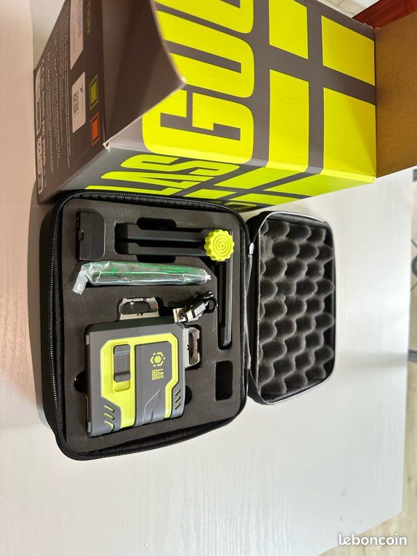 Niveau laser LasGoo LG-3D 3x360° vert neuf (image 2)