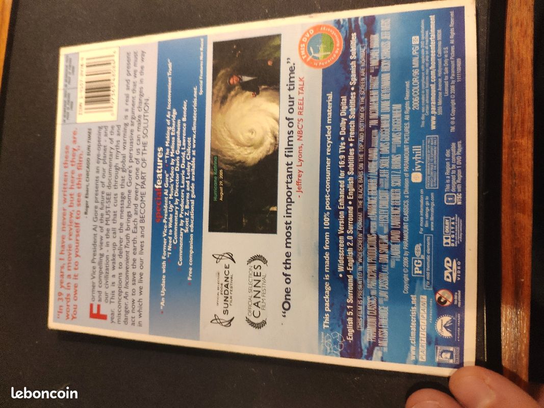 DVD une vérité qui dérange / an inconvenient truth zone 1 (image 4)