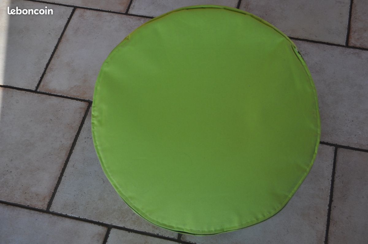 Pouf poire vert, 100 % polyester (image 5)