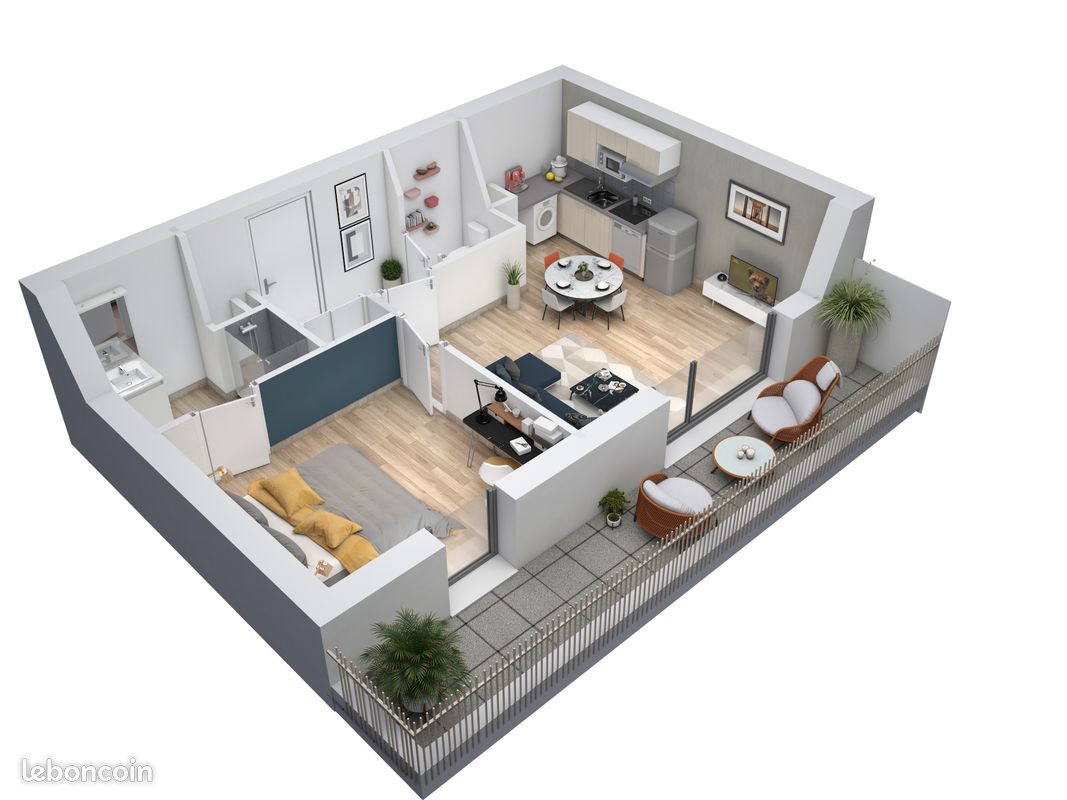 Appartement 2 pièces 49 m² · à Bondy · 49 m² · 970 €/mois