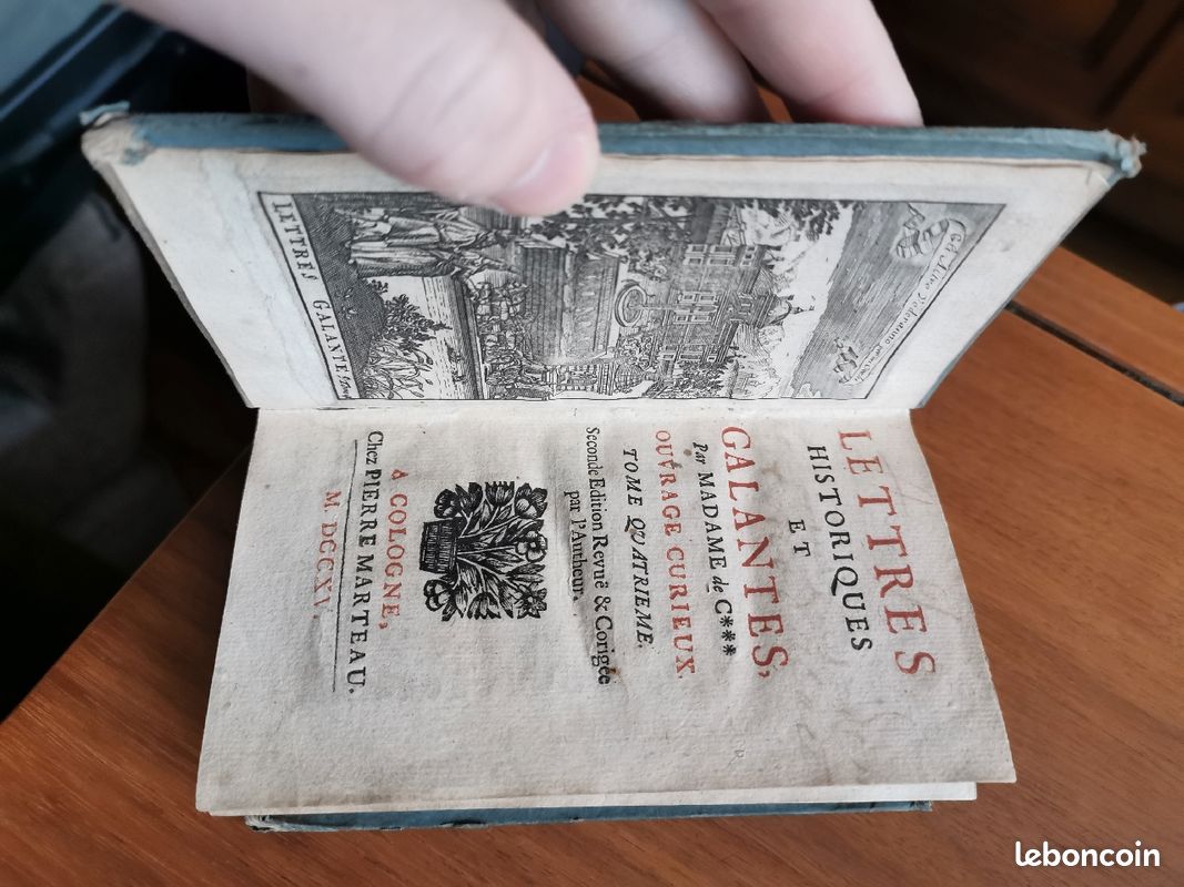 Rares éditions des Lettres historiques et galantes 1713/1733 - Voltaire (image 2)
