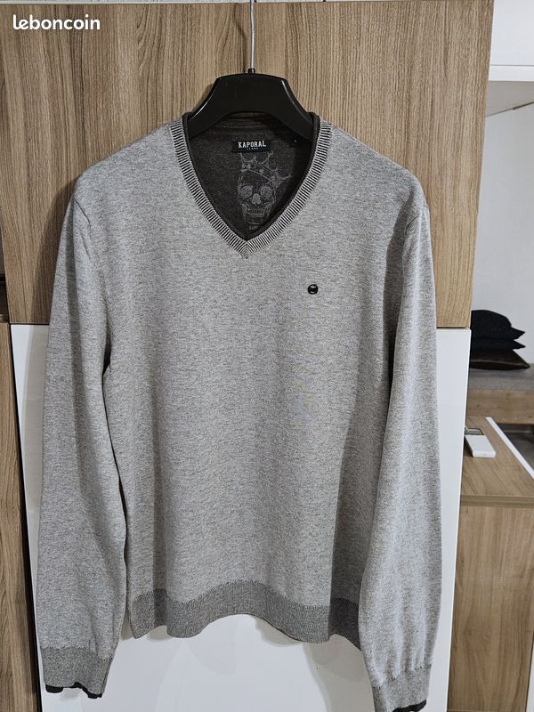 Pull Kaporal 100% coton homme T. L (image 1)