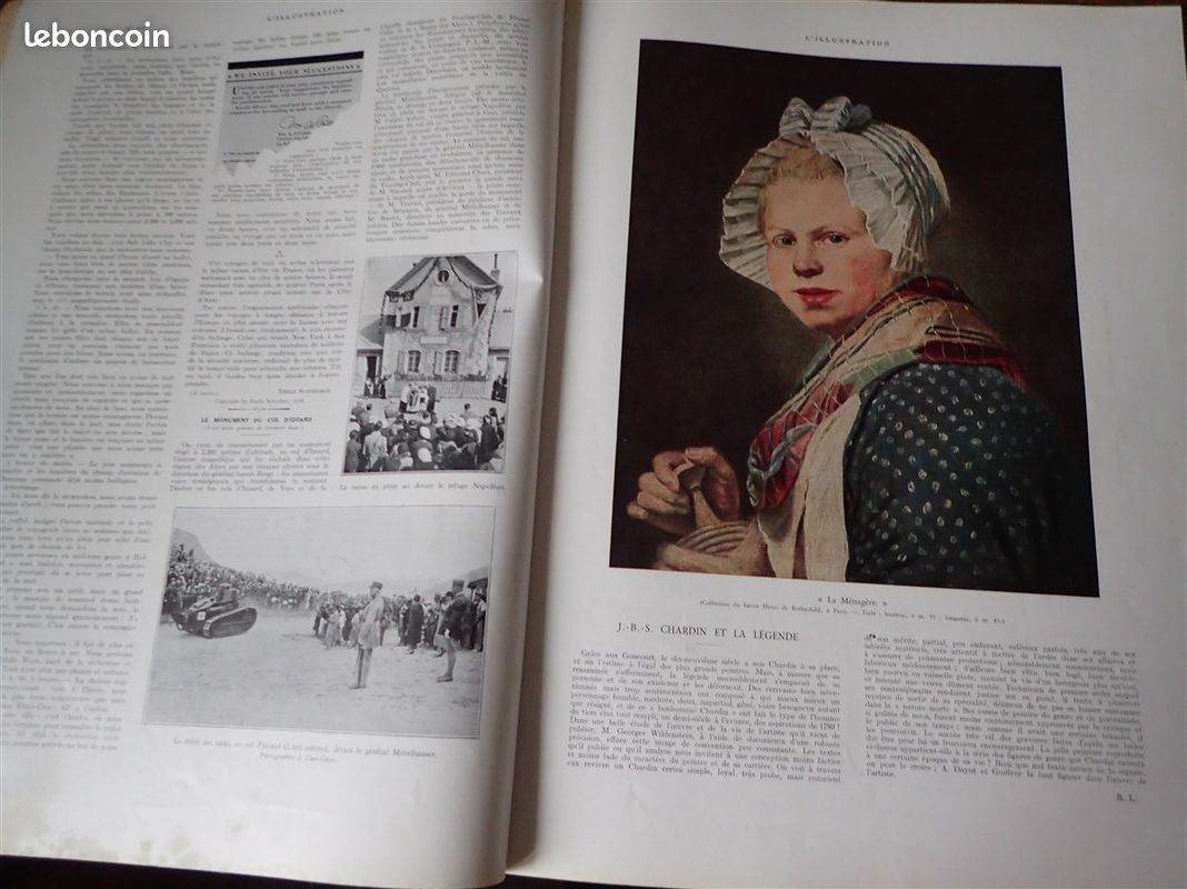 ILLUSTRATION 1934 4773 GUYNEMER KRAK DES CHEVALIERS TCHELIOUSKINE MUSEE SAINTES CHARDIN SEPTICEMIE Hyacinthe VINCENT LOTI MISS EUROPE IZOARD COSYNS (image 5)