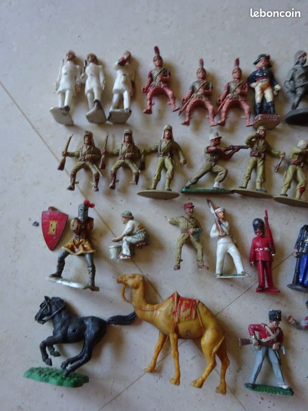 Lot De 6 Figurines Napoléon – Plomb Peint, Collection Ancienne