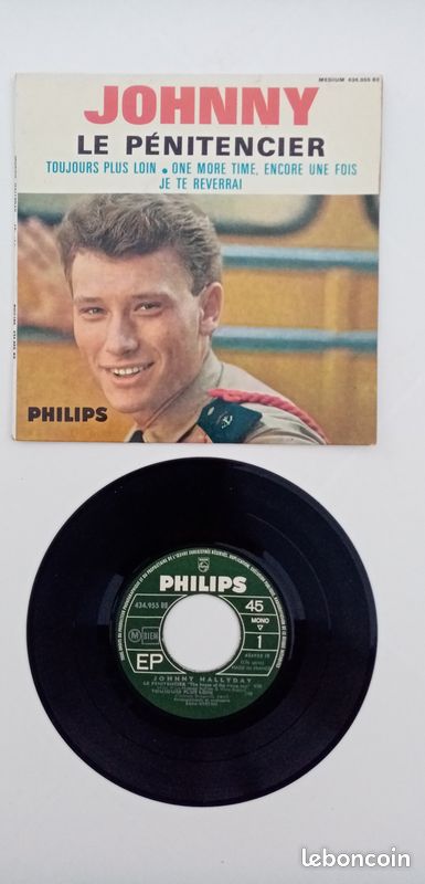Lot vinyle johnny hallyday 45 tours (image 6)