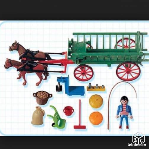 3246 Playmobil kadou chariot vintage (image 2)