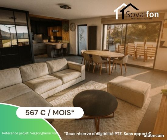 Maison 3 pièces 60 m²