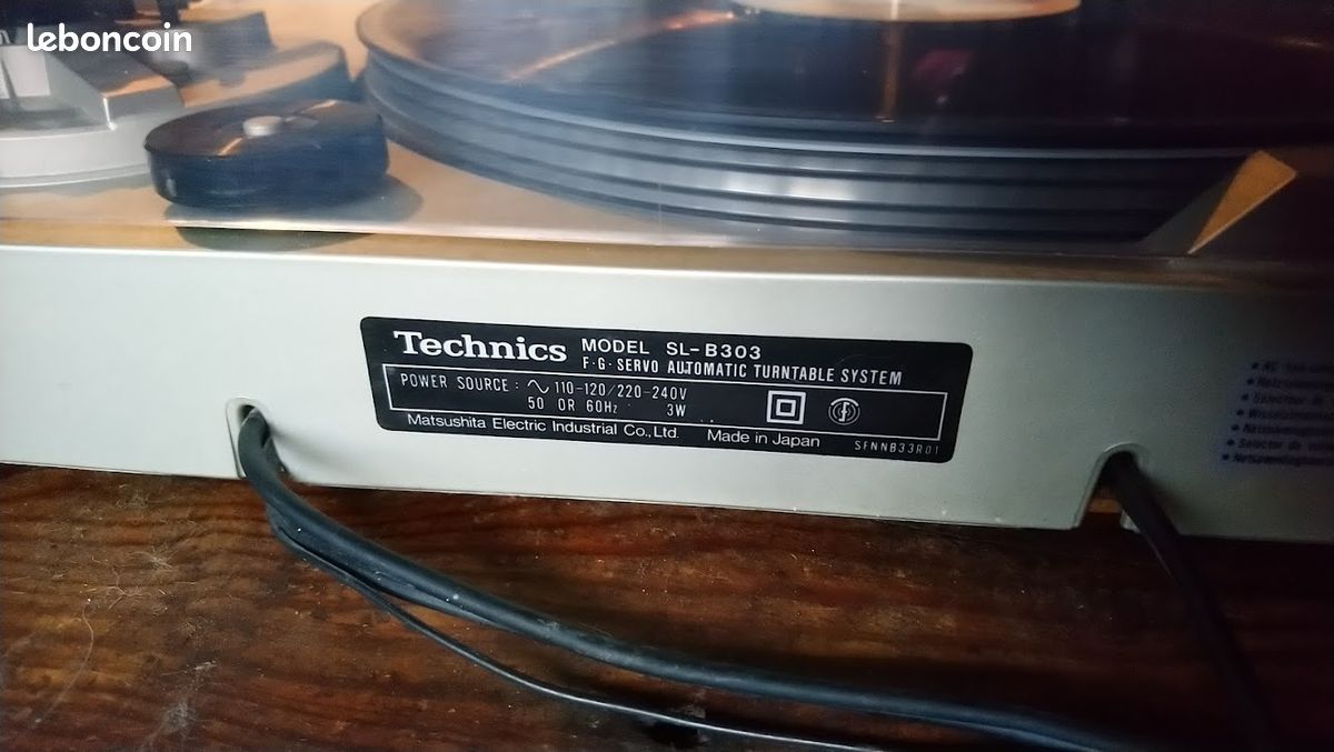 Courroie Pour Platine Vinyle Technics SL-B3 - Pièce De Rechange Originale