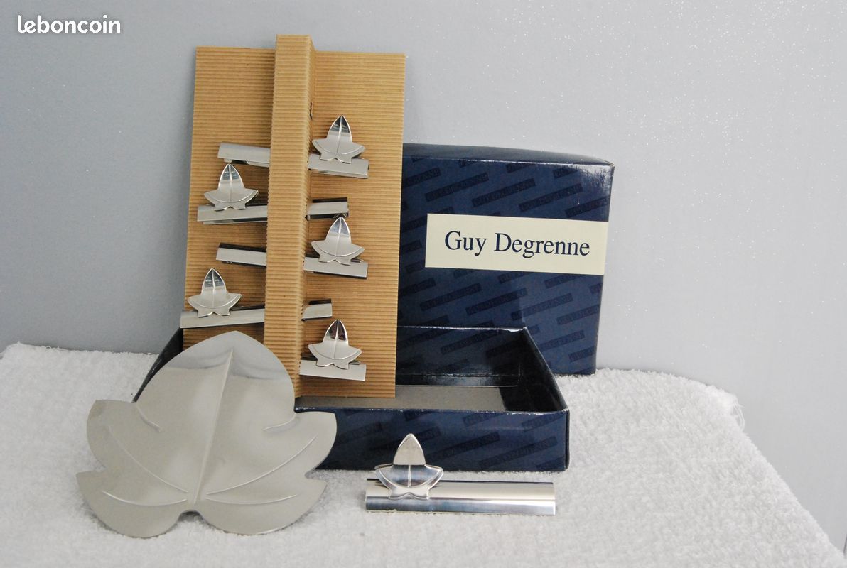 GRAND SALADIER OU COUPE A FRUIT EN INOX GUY DEGRENNE modèle ARBORETUM EUR 14,99 - FR