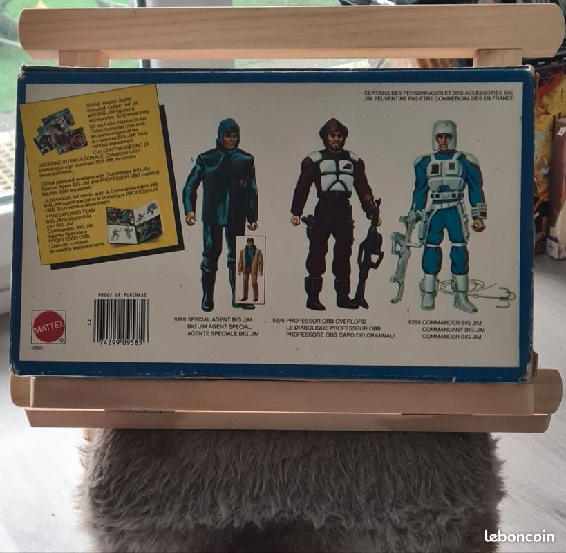 Boite vide BIG JIM Moto spécial commando - Collection