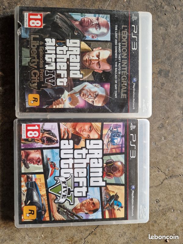 Gta 4 ps3 edition integral + gta 5 ps3 (image 1)