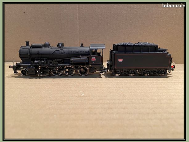 JOUEF HO LOCOMOTIVE vapeur 140 C 180 Tender VERDUN # 8283 SNCF noir pas éclairée EUR 68,99
