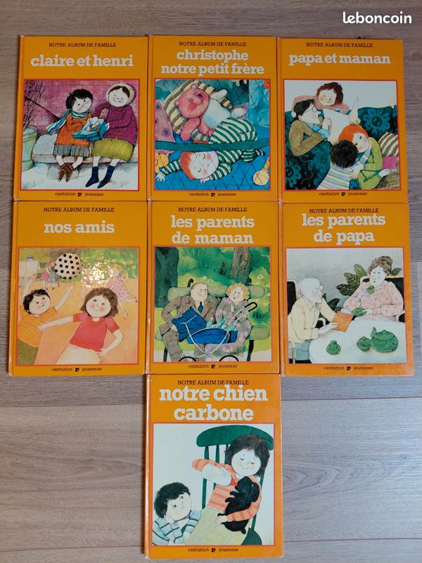 Lot de 7 livres notre album de famille vintage (image 1)