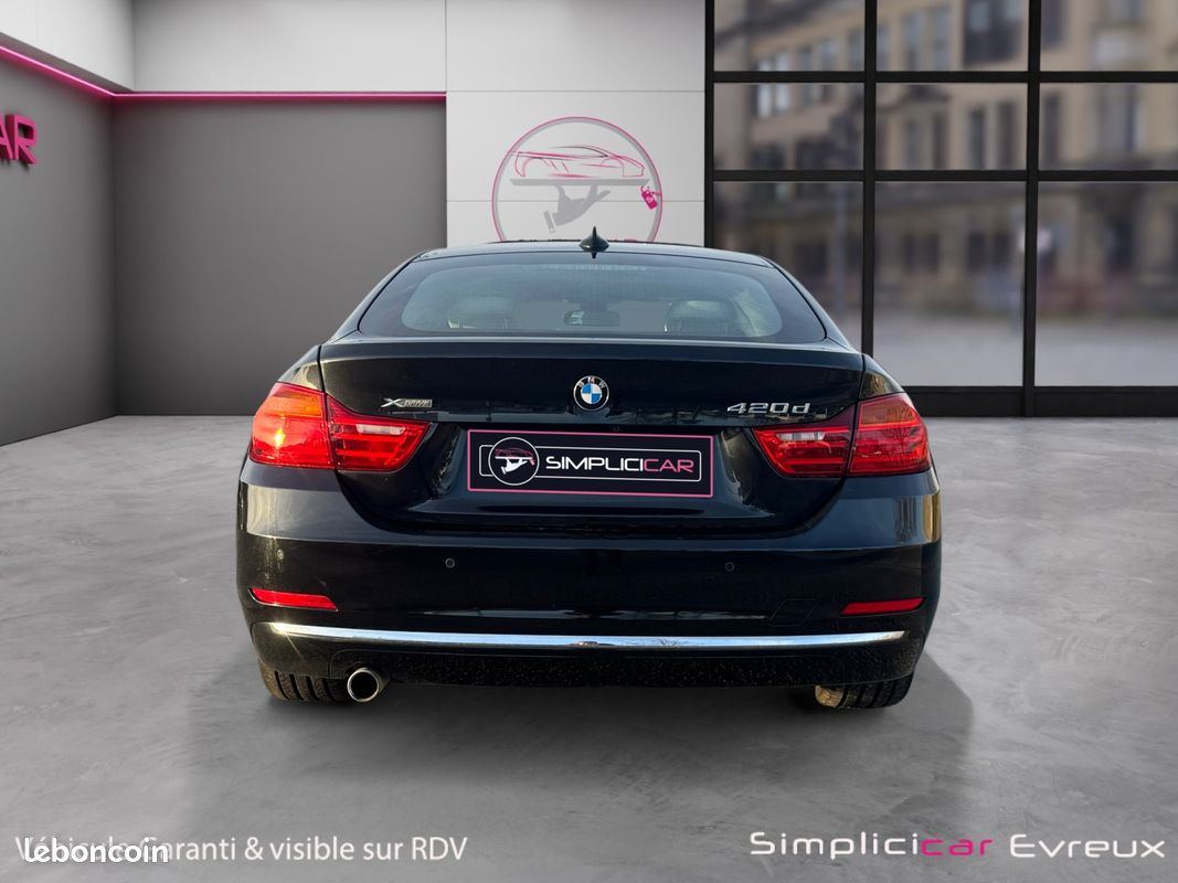 BMW SERIE 4 Gran Coupé 420D xDrive Luxury A - 184Ch - Garantie 12 mois (image 7)