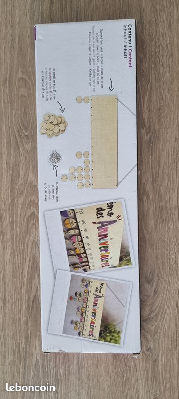 LOISIR CREATIF Calendrier des anniversaires (image 1)