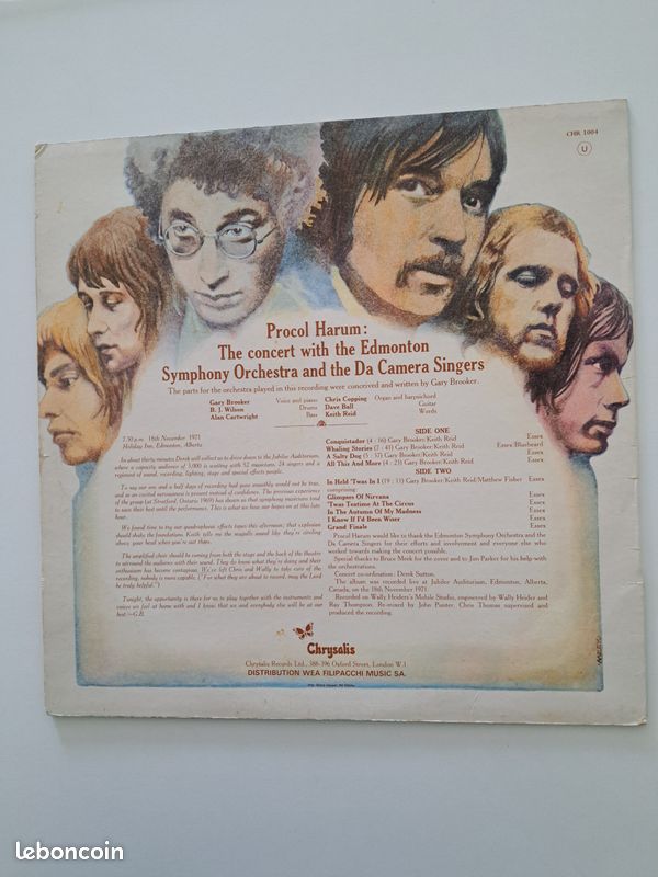 Album PROCOL HARUM "Live" (image 2)