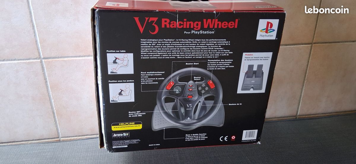 Volant V3 Racing Wheel pour Playstation en boite (image 9)