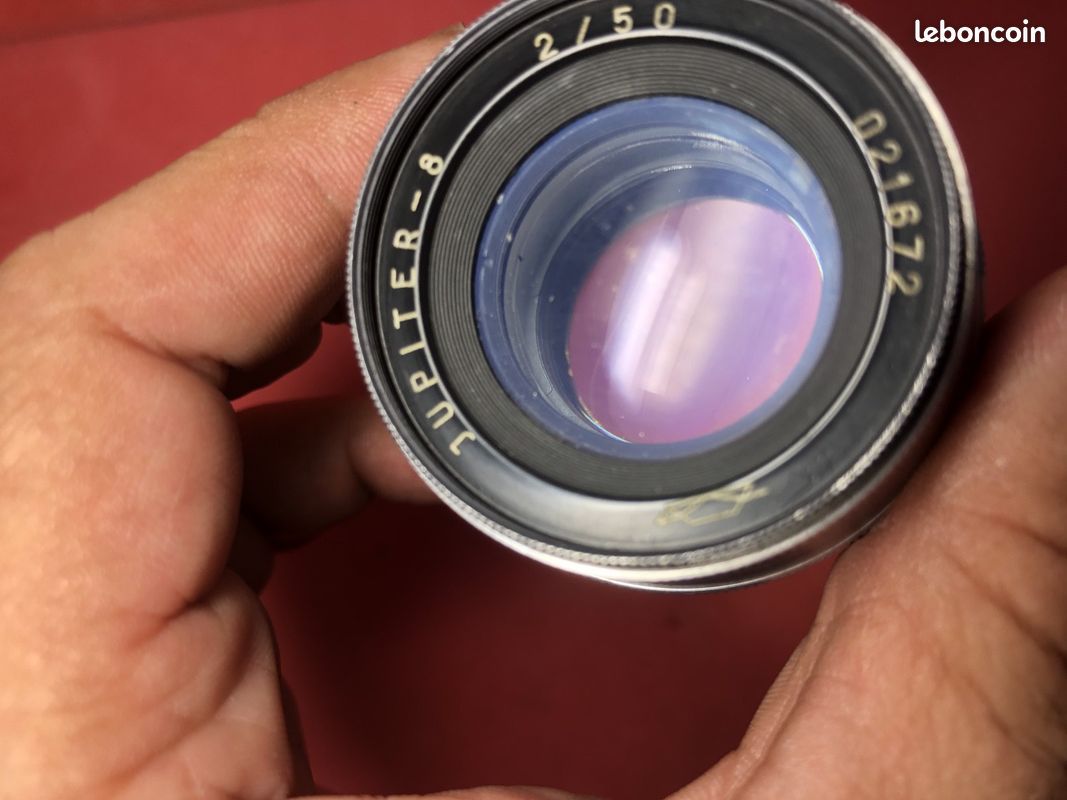 M39 LTM / Jupiter-8 50mm f2 / KMZ 1952 Chrome Early Export- Nº Bas / Testé sur MFT -État Correct-Voir Photos (image 9)