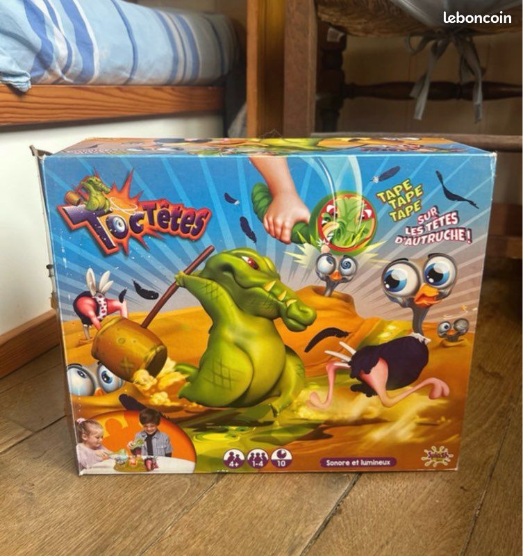 Splash Toys - Frappe Les Têtes D'autruches Toc Tètes, Jeu D'adresse Avec Marteaux, Dès 3 Ans