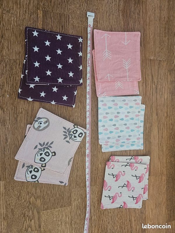 Lot jeux memori fille 10 piece tissus (image 1)