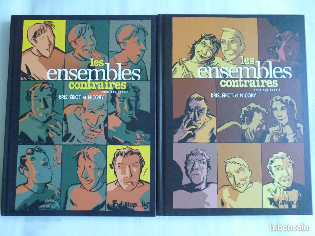 BD - LES ENSEMBLES CONTRAIRES - Série Complète des 2 Tomes - Futuropolis - Etat Neuf - EO (image 1)