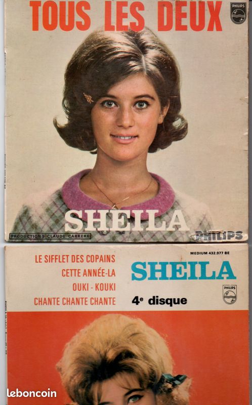 Disques 45 Tours de Sheila Richard Anthony Gilbert Bécaud (image 3)