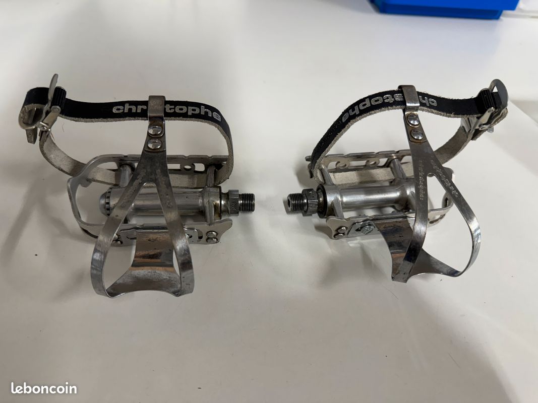 Paire de cales pieds Christophe grande fixations - Vélos