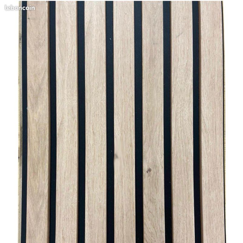 Panneau tasseaux chêne naturel – 250 cm – réf. 85350164 (image 3)
